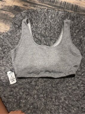 Better Be Heather Gray Scoop Neck Bralette